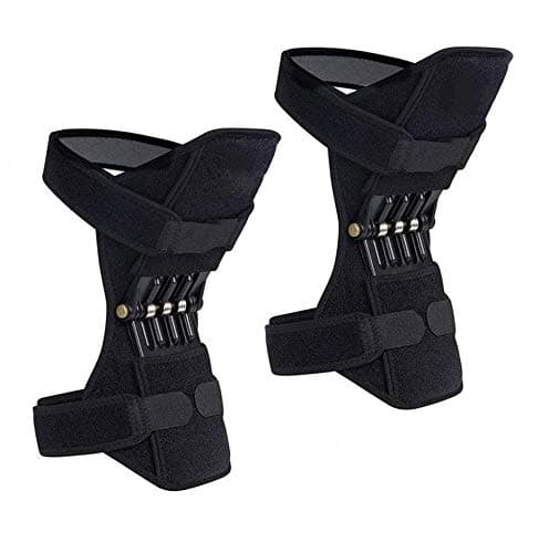 1 Pair Joint Support Spring Knee Pad Lifts Knee Protection Booster Old Cold Leg Knee Band for Sports Hiking Climbing Training Squat Reduces Soreness