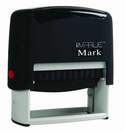 ImprueMark Business Address Stamp with Extra Line for Phone Number or E-Mail Address Also Good for Check Endorsements