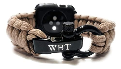 WATER BEAR TACTICAL 550 Paracord Band Made for Apple Watch 42mm