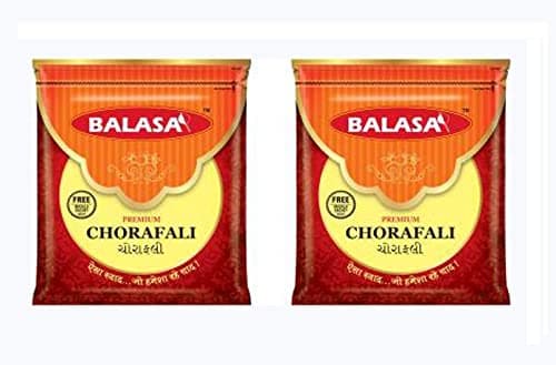 Balasa Chorafali Papad | Gujarati Snacks | Snack Items for Eating | Papad for Frying | Indian Snacks | Pappadam | Appalam | Fresh & Homemade Papad (200 gm x 2 Packets)