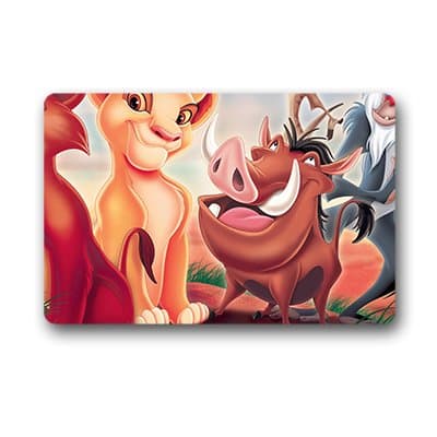 PengPeng The lion king Design House Welcome Doormat Size 18"(L) x30"(W)