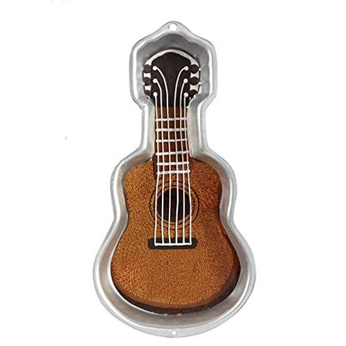ZJWEI Plane Aluminum Alloy 3D Cake Mold Baking Mould Tin Cake Pan -guitar