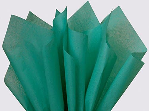 Caribbean Teal Aqua Blue Tissue Paper 20" x 26" - 48 Sheets