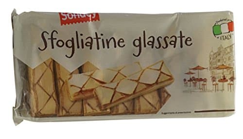 Sondey:" Sfogliatine Glassate" Frosted Puff * 7.05 Ounce (200gr) Packages (Pack of 5) * [ Italian Import ]