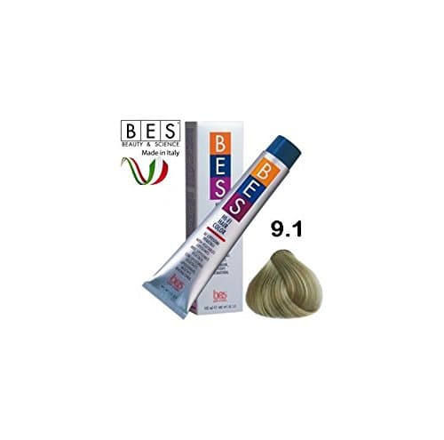 BES HI FI COLOR WITH VEGETABLES LIPOSOMES 3.5 OZ 100 ML / 9.1 VERY LIGHT ASH BLOND