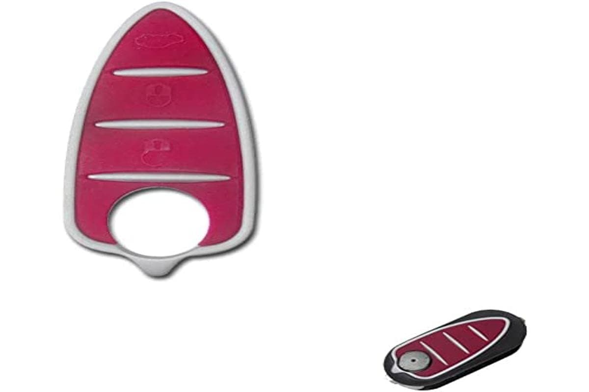 Black Rubber Replacement 3-Button Remote Control Car Key Shell with Logo Cover and Button Membrane for Alfa Romeo Mito Giulietta 147 159 166 GT Brera Model Cars