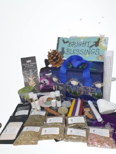 Witches Kit ~ Starter Gift Bag ~ Altar Set ~ Oils ~ Candles ~ Altar ~ Spell Potions ~ Spiritual ~ Wicca ~ Was £50 Save £5 Limited Offer