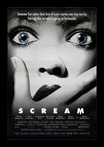 Peels4u Scream 1996 Cult Vintage Slasher Horror Film Movie Poster Print A3 A4 (A4)