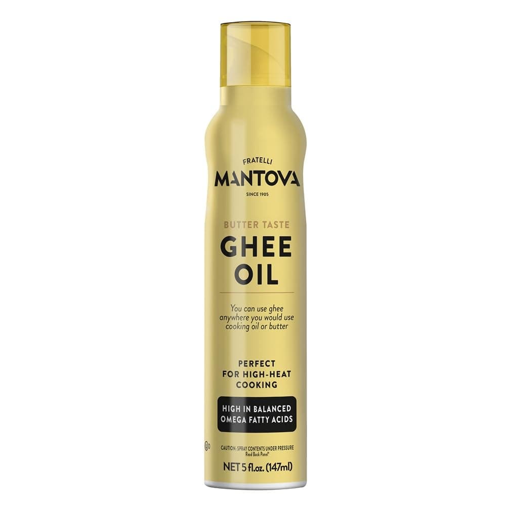 Ghee Butter Spray with Olive Oil and Avocado Oil - High in Naturally Balanced Omega Fatty Acids, Perfect for High-Heat Cooking, Baking, and Grilling, 5 Fl Oz Non-Aerosol Spray Bottle