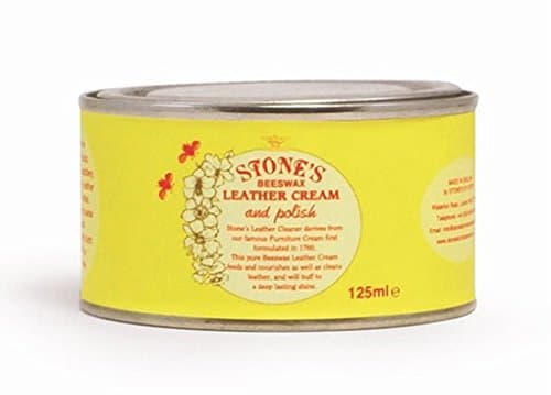 Stones Beeswax Leather Cream Leather Polish Feeds & Cleans Leather Cleaner New