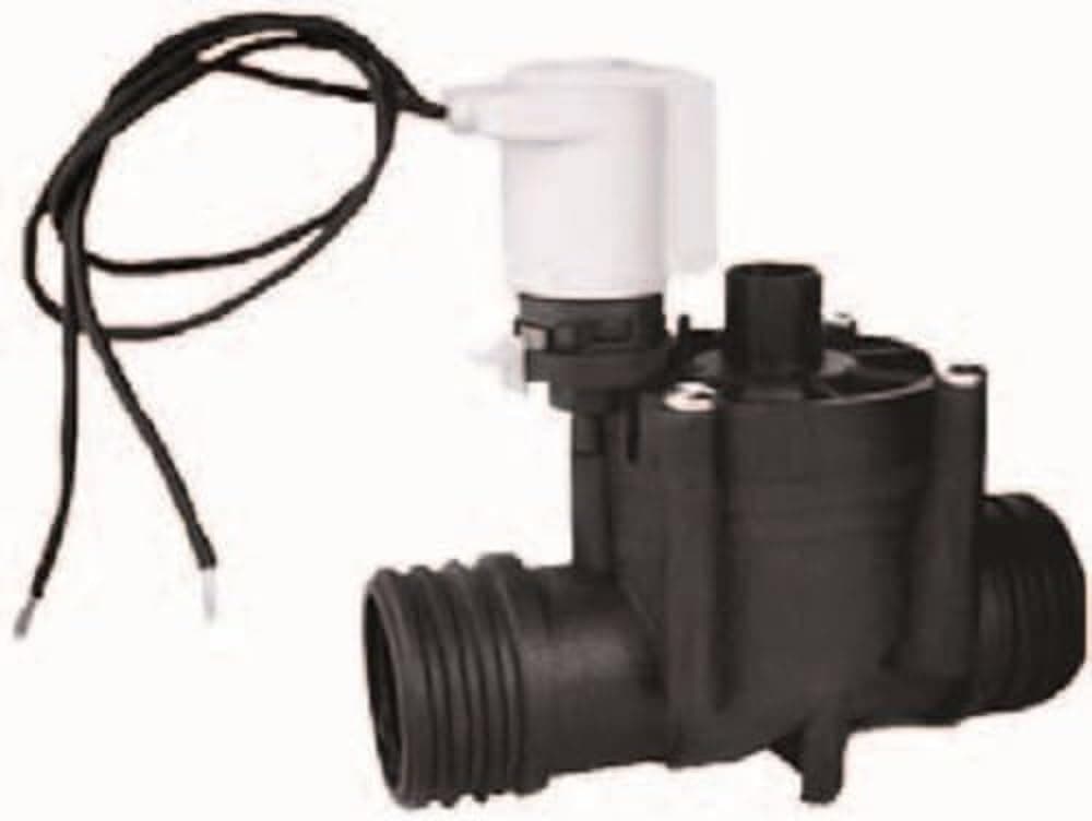 electrically operated solenoid valve 3/4-inch male thread 24VAC without flow control