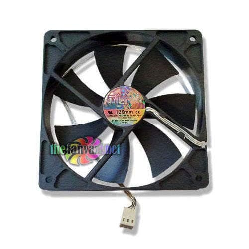 SilenX Ixtrema Pro Series Model IX-12025-14 120mm x 25mm Super Quiet Case Fan and Mounting Screws