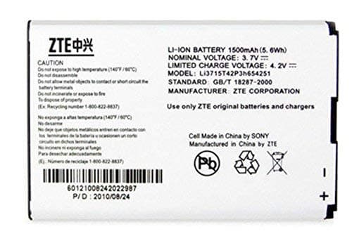 Genuine Li3715T42P3h654251 1500mAh 3.7V for ZTE 4G Mobile Hotspot MF61