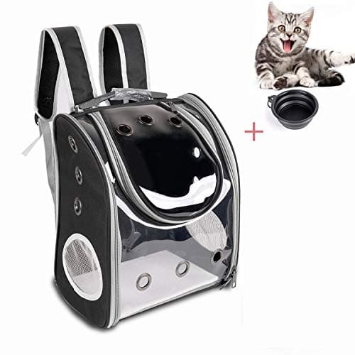 YINGJEE Pet Carrier Backpack Breathable for Small/Medium Dogs and Cats, Deluxe Pet Carrier Bag with Mesh Ventilation, Safety Features and Cushion Back Support, for Traveling, Hiking, Camping, Walking