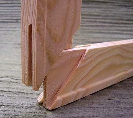 Tonzom 20 inches (50cm) Wood Bars Canvas Stretcher with Thumb Tacks for Oil Painting and Paint by Numbers (2 Strips)