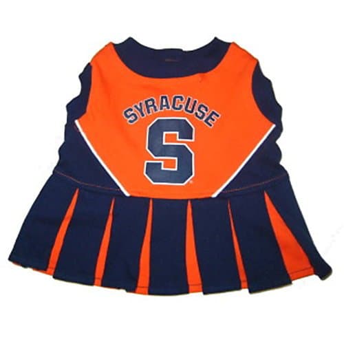 Pets First Syracuse University Dog Cheerleader Outfit, Small