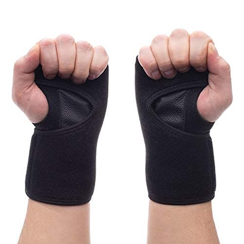 ForetraPAIR of Advanced Wrist Support Carpal Tunnel Splint - Black Wrist Brace for Immediate Pain Relief from Carpal Tunnel Syndrome CTS, Wrist Pain, Sprains, RSI and Arthritis (Includes Right and Left)