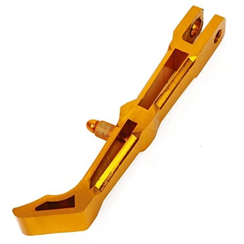 Motorcycle Modification Parts Kickstand Scooter Stands Bracket Moped Accessories (Gold)