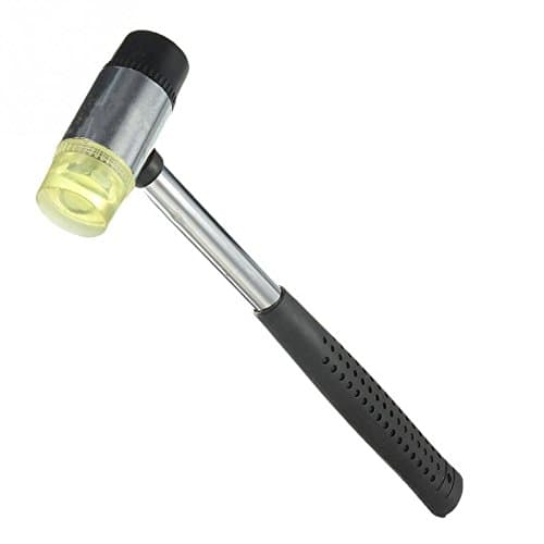 Double-Faced Soft Mallet Dia. 25mm - Rubber Hammer for Leathercraft Home Improvement