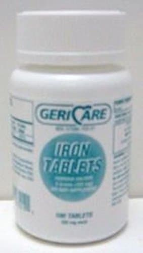 GeriCare Ferrous Sulfate, 325 mg- 100 tab