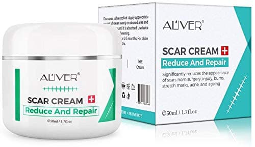 Scar Removal Cream for New Scars, Effective Stretch Mark Removal Natural Skin Repair Prevention of Insect Bites Scars, Face Skin Repair Gel for Men & Women