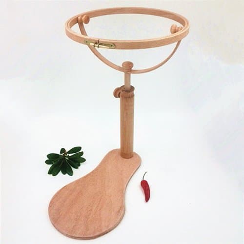 360 Degree Rotation Wooden Embroidery Frame Rotatable Hoop Cross Stitch Frame High Adjustable …