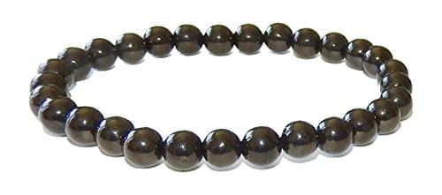 6mm Tibetan Tektite Bracelet 01 Round Bead Grounding Root Chakra Healing Crystal (Gift Box)