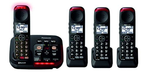 Panasonic KX-TGM430B Bluetooth Amplified Cordless Phone (4 Handsets)