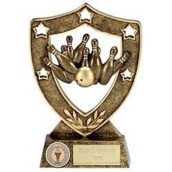 ShieldStar5 Ten Pin Ten pin Bowling Trophy Award by Trophy Superstore
