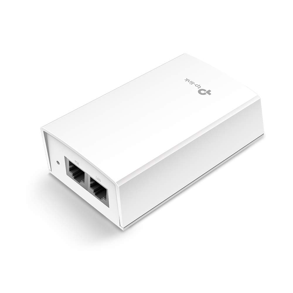 TP-LINK TL-POE4824G PoE Adapter and Injector Gigabit Ethernet 48 V - PoE Adapter/Injector (Gigabit Ethernet, 10,100,1000 Mbit/s, White, Power, FCC, CE, RoHS, 48 V)