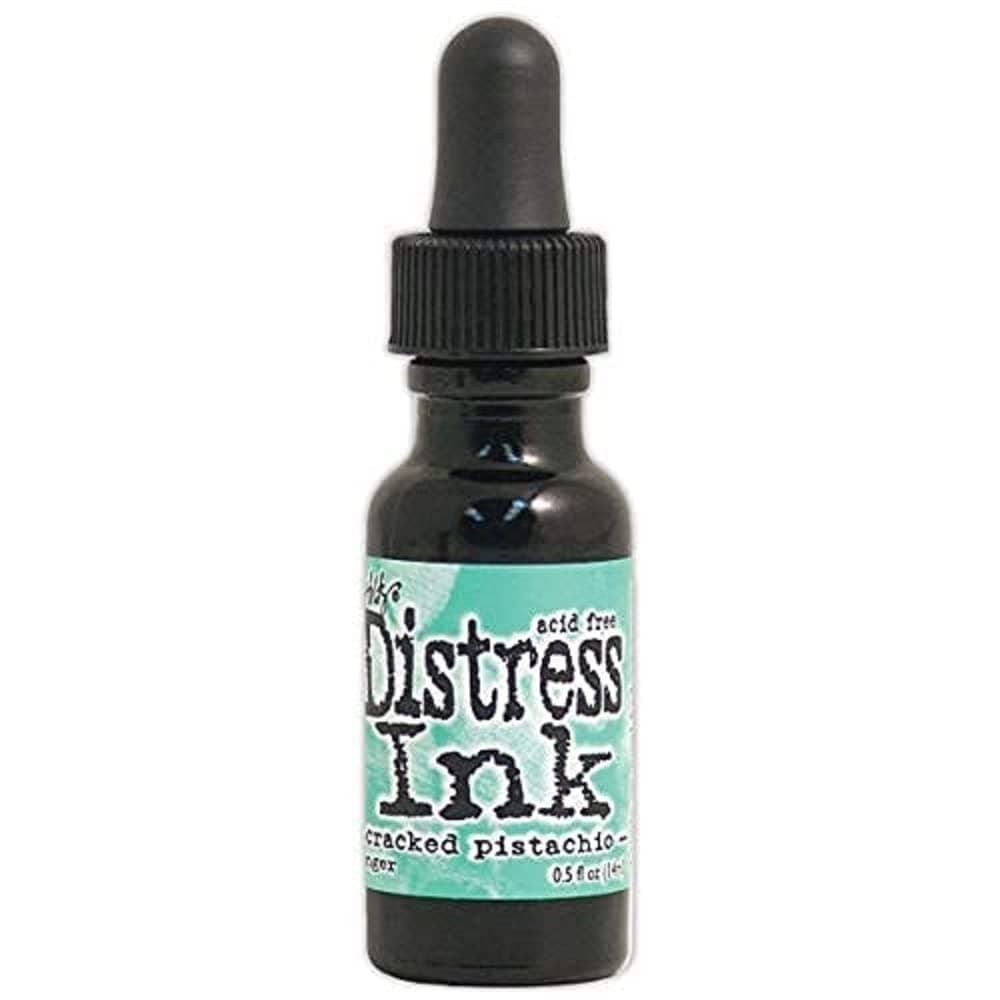 - Tim Holtz Distress Ink January Cracked Pistachio Re-Inker, 0.5 oz