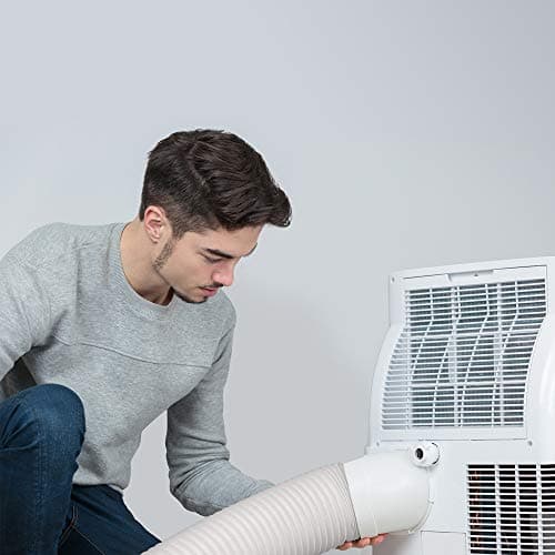 Jin&Bao Air Conditioner Vent Hose, Portable Exhaust Duct with 5.9’’ (6‘’) Diameter, Counterclockwise Rotation, Length up to 78 Inches, Universal Replacement AC Hoses