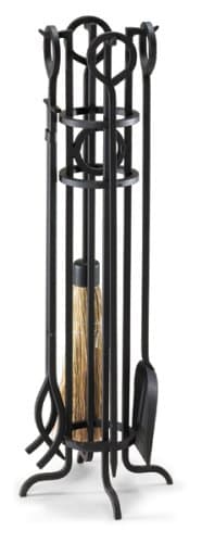Black Pilgrim Home and Hearth 19004 Arts and Crafts Fireplace Tool Set, 29″, 16 lbs