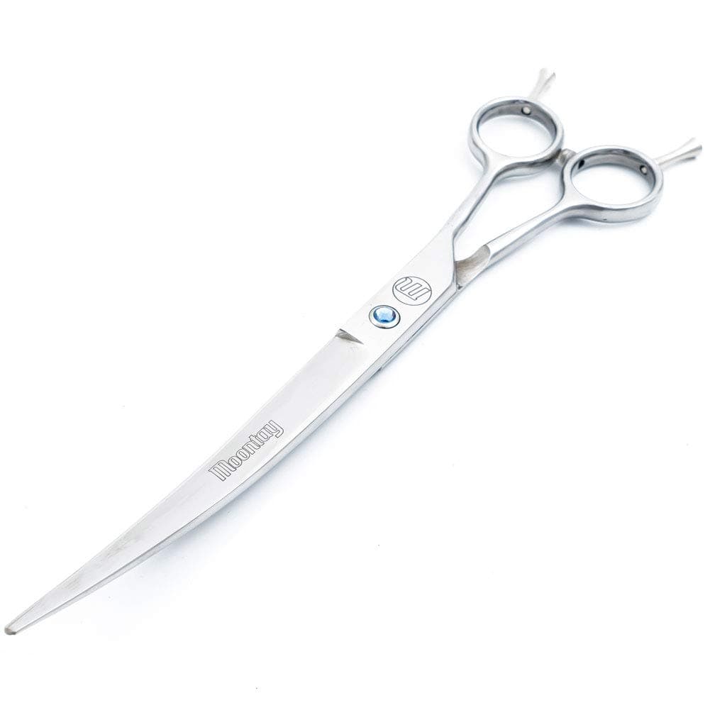 Professional Dog Scissors Set, 7 Inch/8 Inch Curved Chunkers & Thinning Shears with Grooming Comb