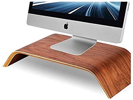 Samdi Wooden Monitor Stand, Riser Stand, Shelf Stand for all iMac and other Computers LCD Monitors. See eye-to-eye with your Monitors