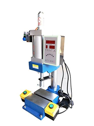 110V GLT-100 1100LB Pressure Pneumatic Punch Machine 2 Controller & Foot Switch Hole Punches Tool
