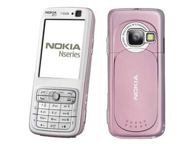Nokia N73 Unlocked Smartphone with 3.2 MP Camera, 3G, MP3/Video Player, MiniSD Slot-International Version No Warranty (Pink)