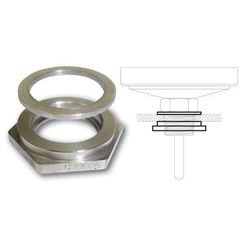 Tel-Tru Thermometer Installation Kit for replacement barbecue thermometers