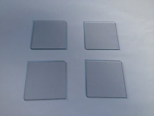 H&H 50x50x1.1mm, <7 ohm/sq, 50pcs Lab Transparent Conductive Indium Tin Oxide ITO Glass / conductive glasses / coated glass