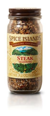 Spice Islands Steak Seasoning, 3.2 oz. (2pack)