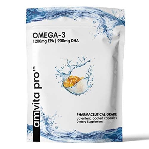 Omega 3 Fish Oil - Enteric Coated, 1200mg EPA + 900mg DHA, Pharmaceutical Grade, Burpless, 30 Counts - Sample Pack