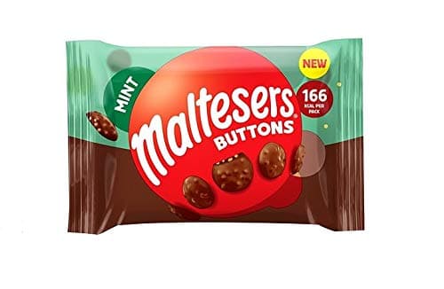 Maltesers Buttons Mint Flavoured 36 x 32g Bags (Full Box)