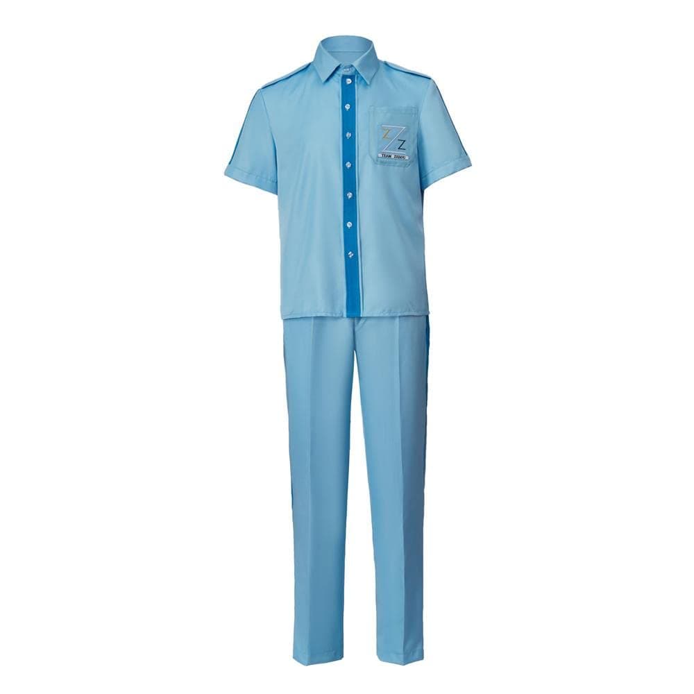 Life Aquatic with Steve Zissou Costume Men's Short Sleeve Uniform Outfit