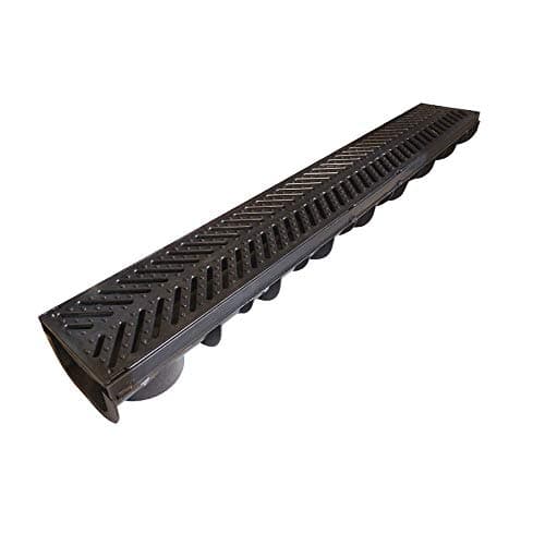 LIBERTY PLAS DOMESTIC DRAINAGE CHANNEL PLASTIC & METAL GRATING DRAIN WATER (1)