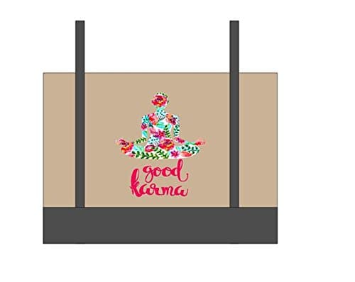 LUCKAYA Large Yoga Mat Tote Bag with Adjustable Straps.Gift Box.