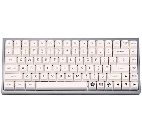 SSSLG SA Keycaps, Kbd75 Key Cap / 84 Key Cap, ABS Material,Suitable for Mechanical Keyboard Installation (MX Switch),4