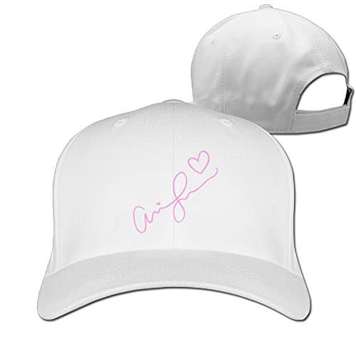 Unisex Ariana Grande Signature Funny Flat Adjustable Snapback Hats Trucker Hat Cap