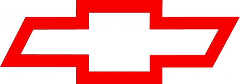 Red Vinyl Bowtie Sticker 28"