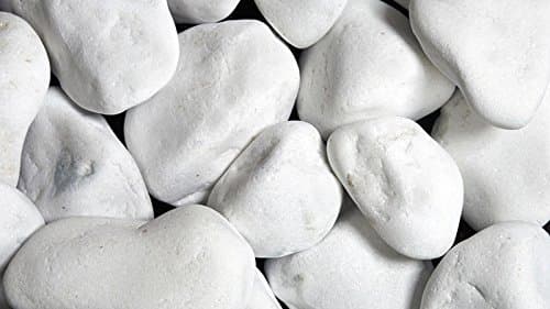 Quarrystore White Greek Marble Stone Cobbles Approximately 130mm to 250mm in Size - Ideal Outside Decorative Stones for Gardens or Water Features and Ponds - 20kg