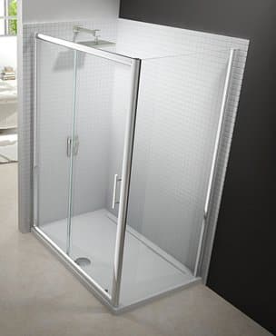 Merlyn Series 6 M68261 Clear Glass Sliding Door without Mstone Tray
